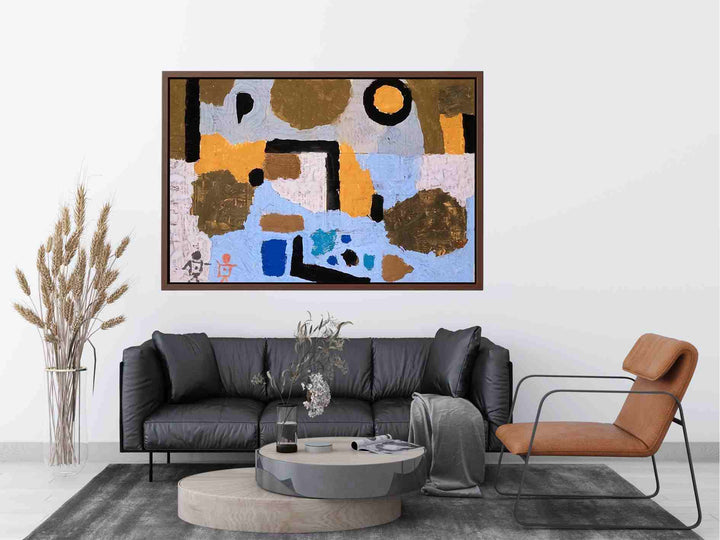 With The Two Lost Ones Painting By Paul Klee