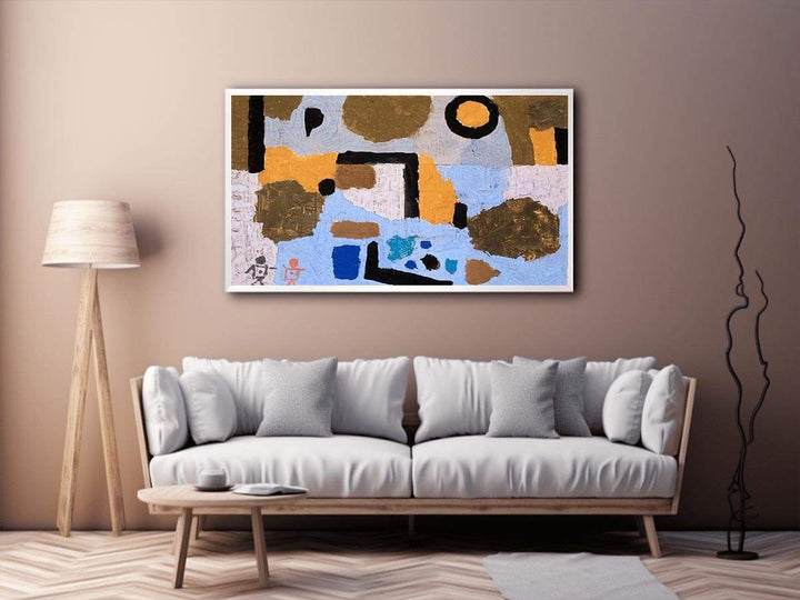 With The Two Lost Ones Painting By Paul Klee