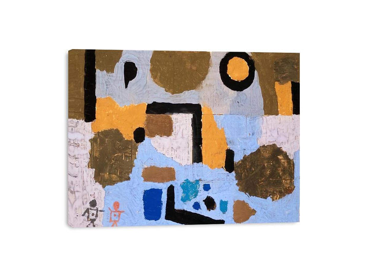 With The Two Lost Ones Painting By Paul Klee