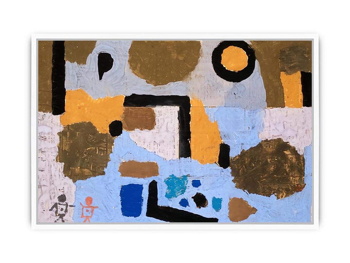 With The Two Lost Ones Painting By Paul Klee