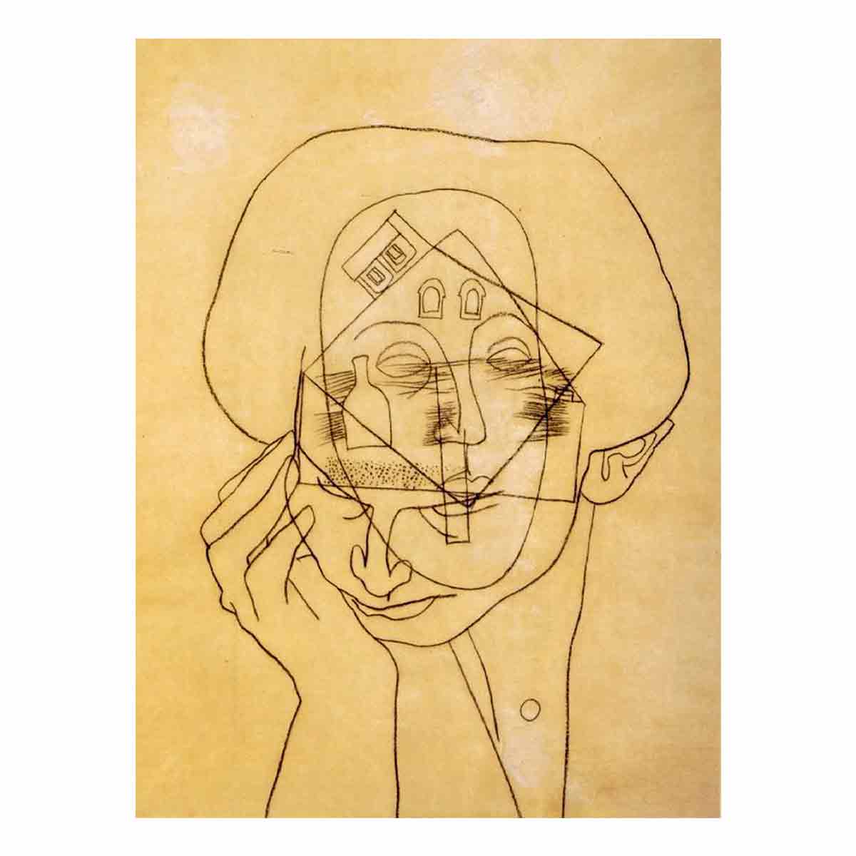 Head with House (Double Portrait with House)