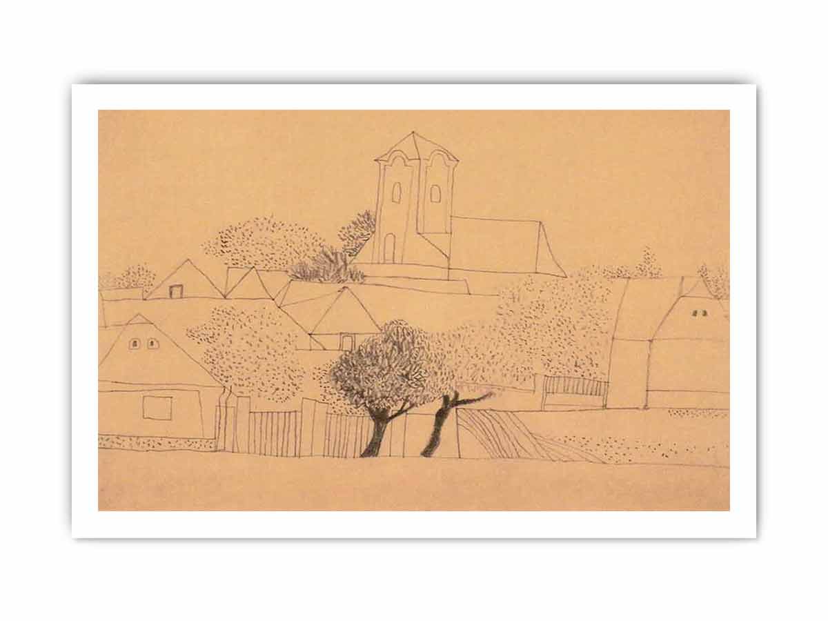 Churches, Trees, Dotted Forms