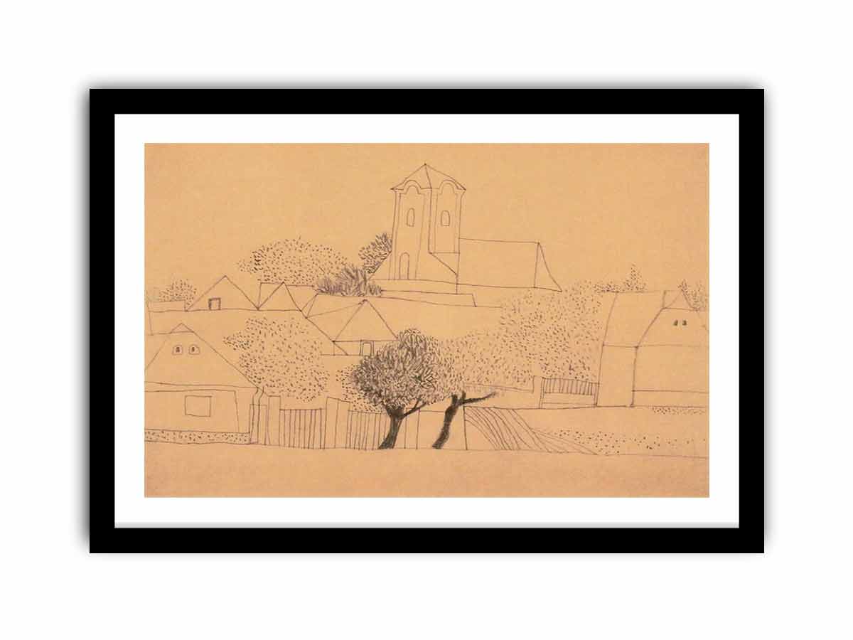 Churches, Trees, Dotted Forms