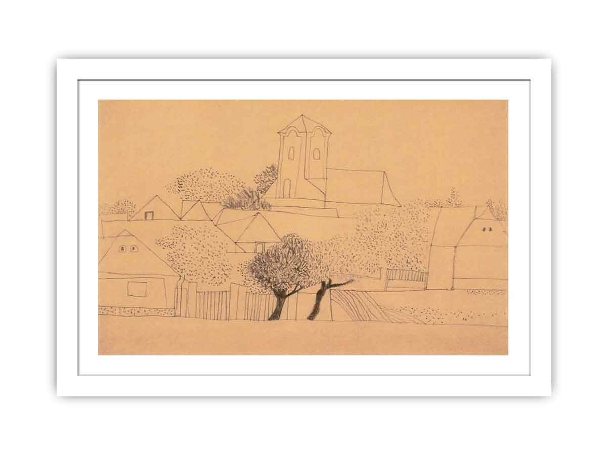 Churches, Trees, Dotted Forms