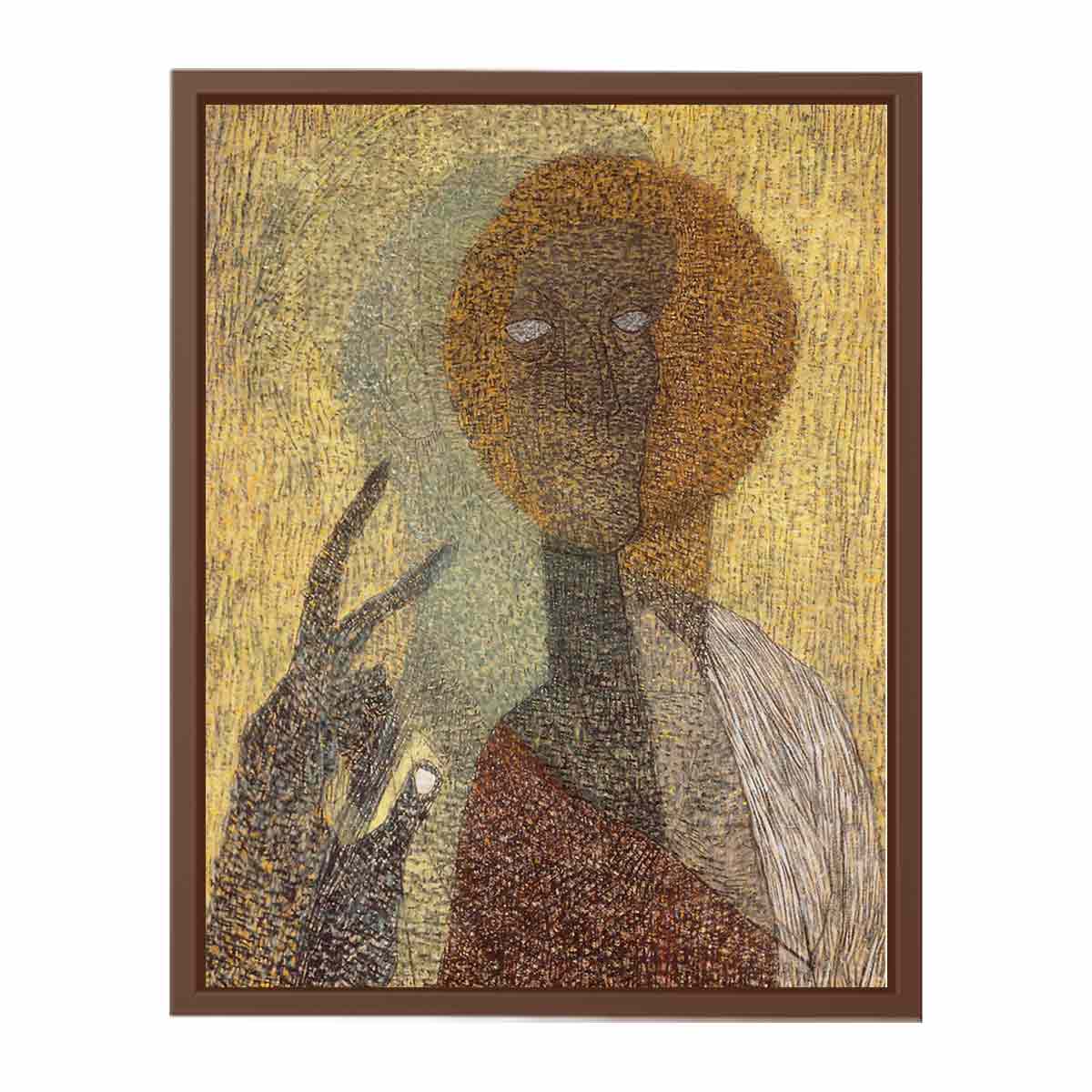 Self-portrait with Hold-up Icon