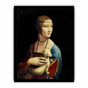 Portrait of Cecilia Gallerani (Lady with an Ermine) 1483-90