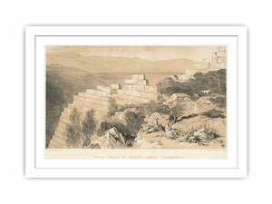 Walls of Ancient Samos - Cephalonia - Lear Edward - 1863