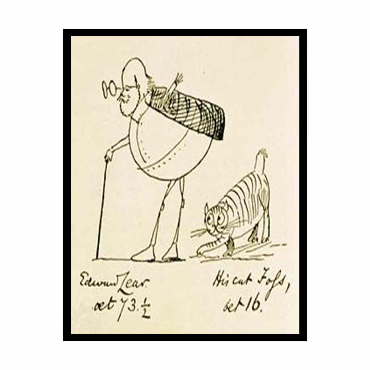 Edward Lear and His Cat Foss