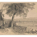 Campagna of Rome from Villa Mattei, from Views in Rome and its Environs, 1841 