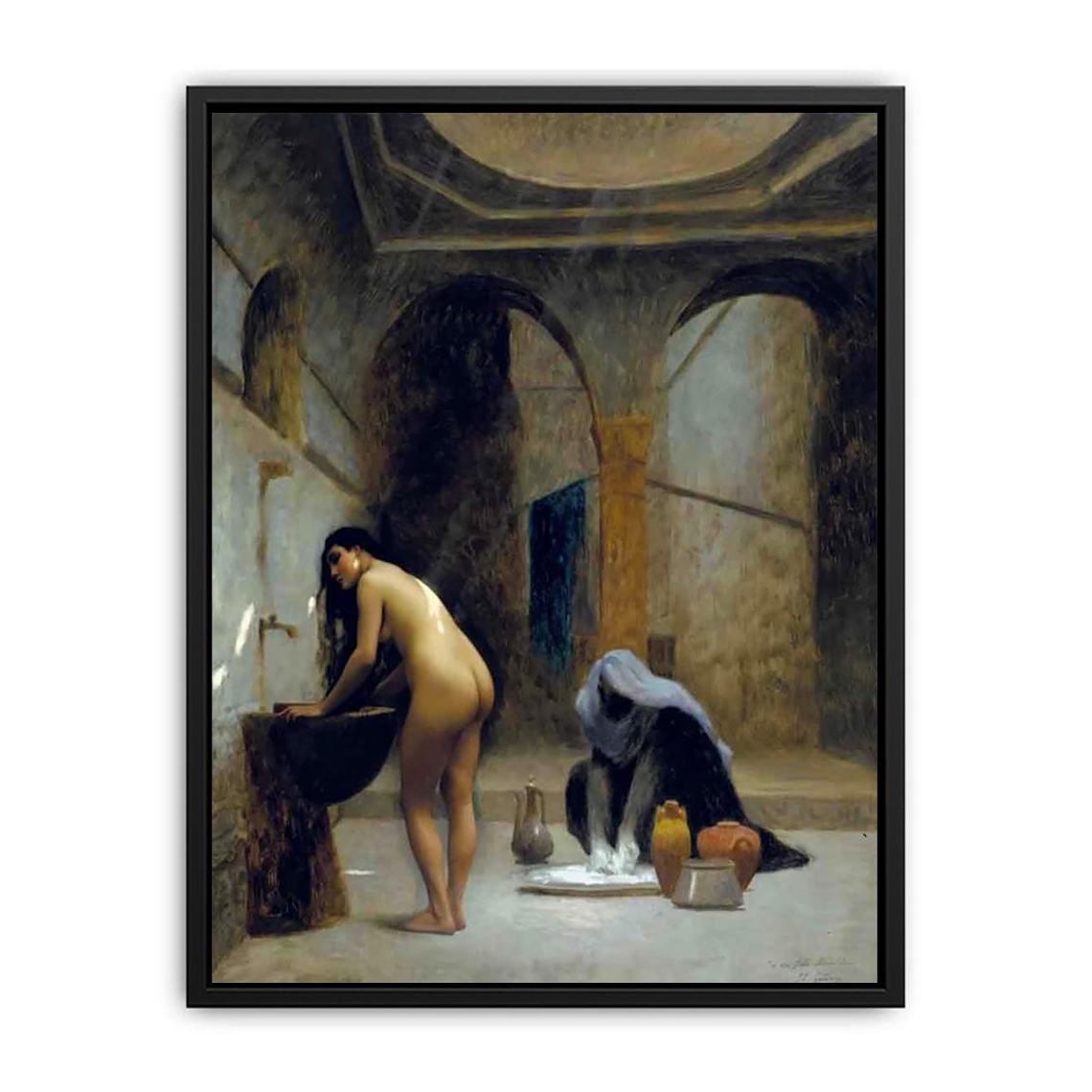 A Moorish Bath Turkish Woman Bathing