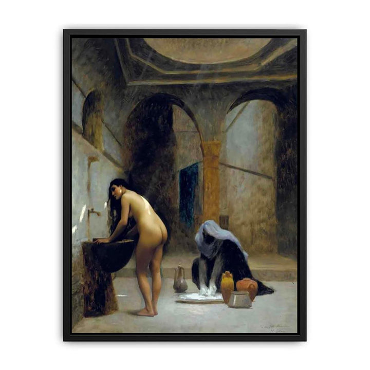 A Moorish Bath Turkish Woman Bathing