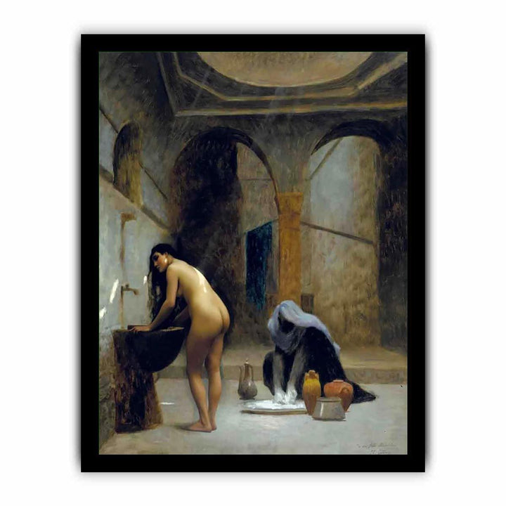 A Moorish Bath Turkish Woman Bathing