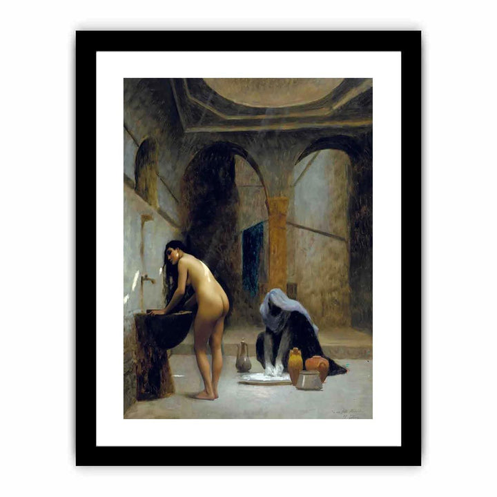 A Moorish Bath Turkish Woman Bathing