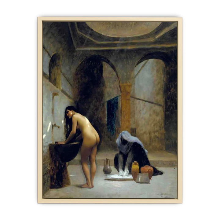A Moorish Bath Turkish Woman Bathing