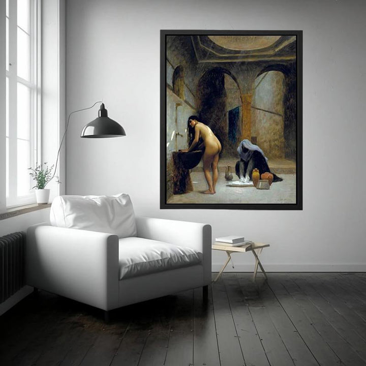 A Moorish Bath Turkish Woman Bathing