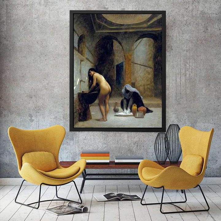 A Moorish Bath Turkish Woman Bathing
