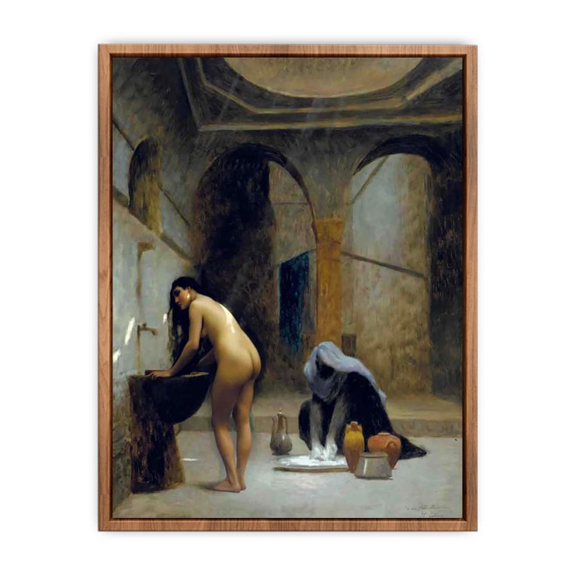 A Moorish Bath Turkish Woman Bathing