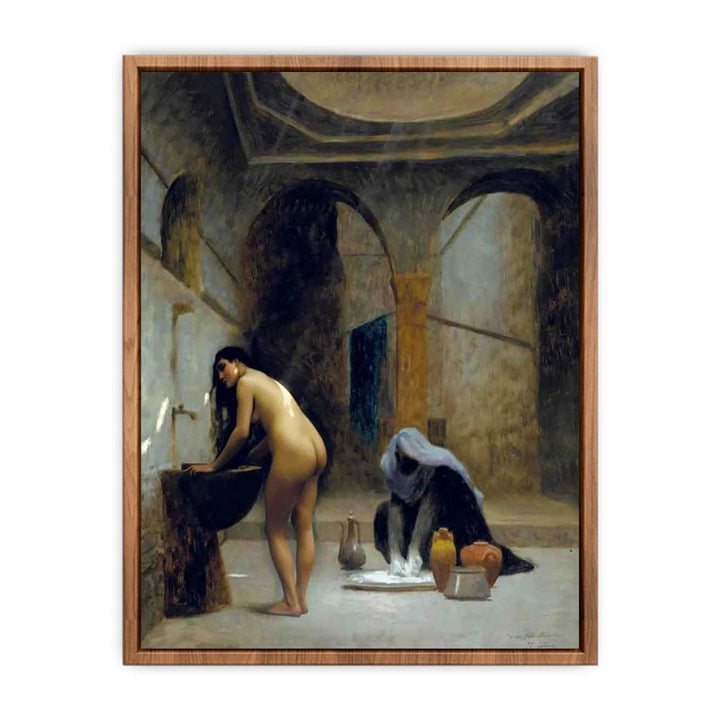 A Moorish Bath Turkish Woman Bathing