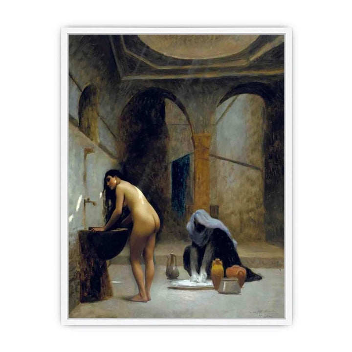 A Moorish Bath Turkish Woman Bathing