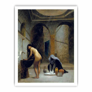 A Moorish Bath Turkish Woman Bathing
