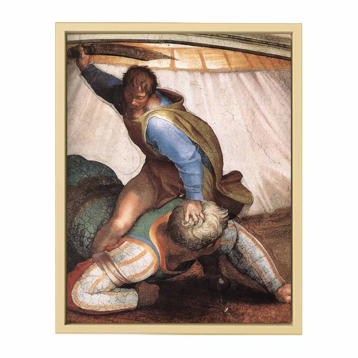 David and Goliath (detail) By Michelangelo Buonarroti
