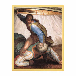 David and Goliath (detail) By Michelangelo Buonarroti