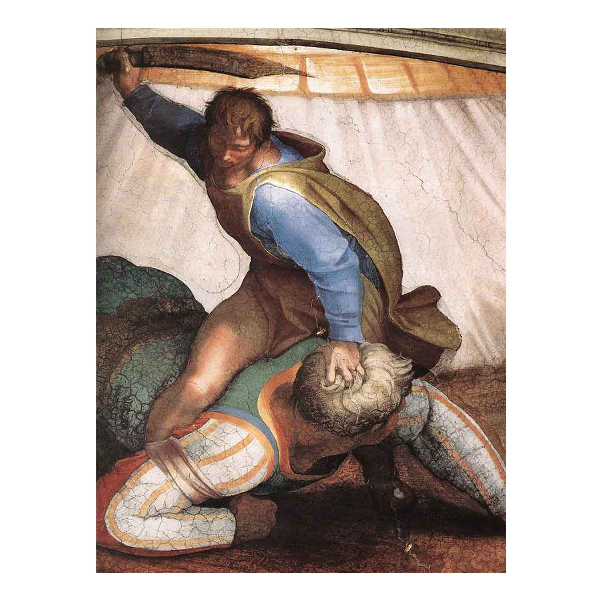 David and Goliath (detail) By Michelangelo Buonarroti