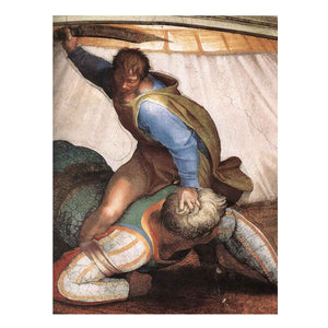 David and Goliath (detail) By Michelangelo Buonarroti