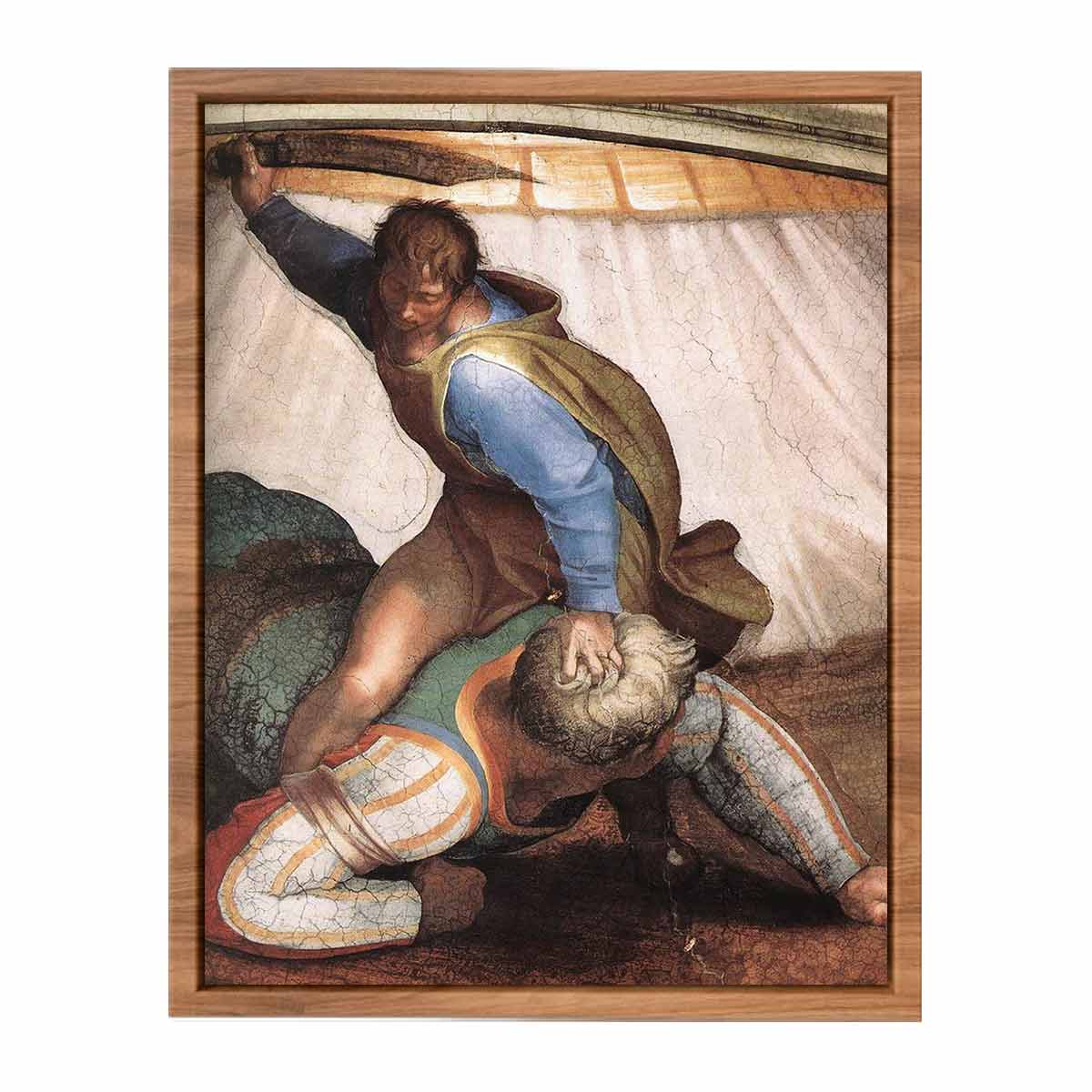 David and Goliath (detail) By Michelangelo Buonarroti
