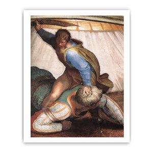 David and Goliath (detail) By Michelangelo Buonarroti