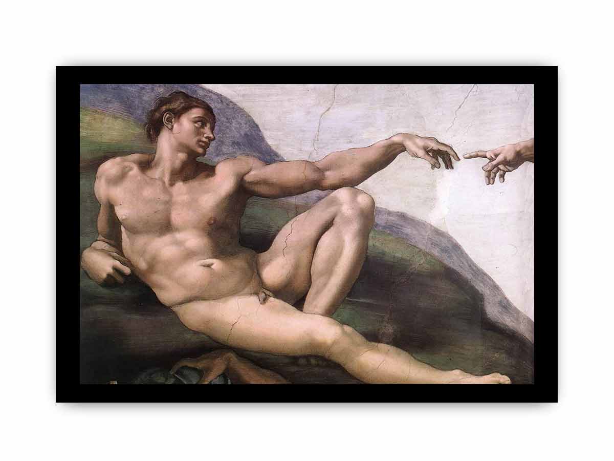 Creation of Adam (detail) By Michelangelo Buonarroti