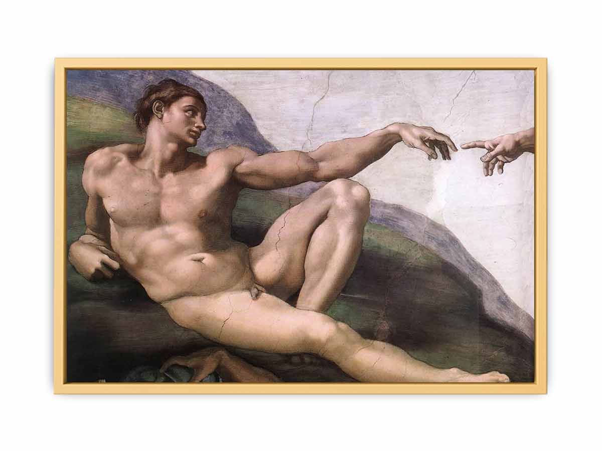 Creation of Adam (detail) By Michelangelo Buonarroti