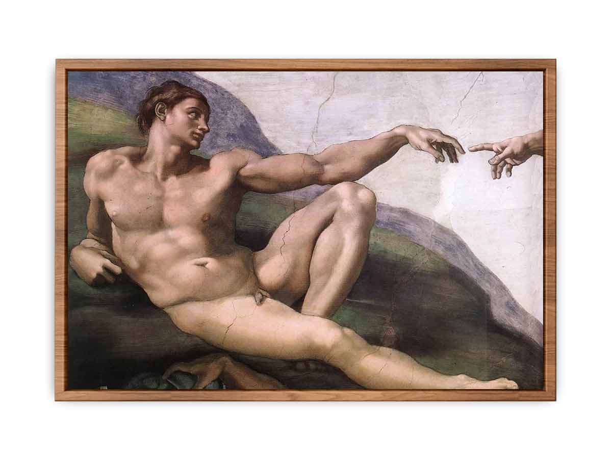 Creation of Adam (detail) By Michelangelo Buonarroti