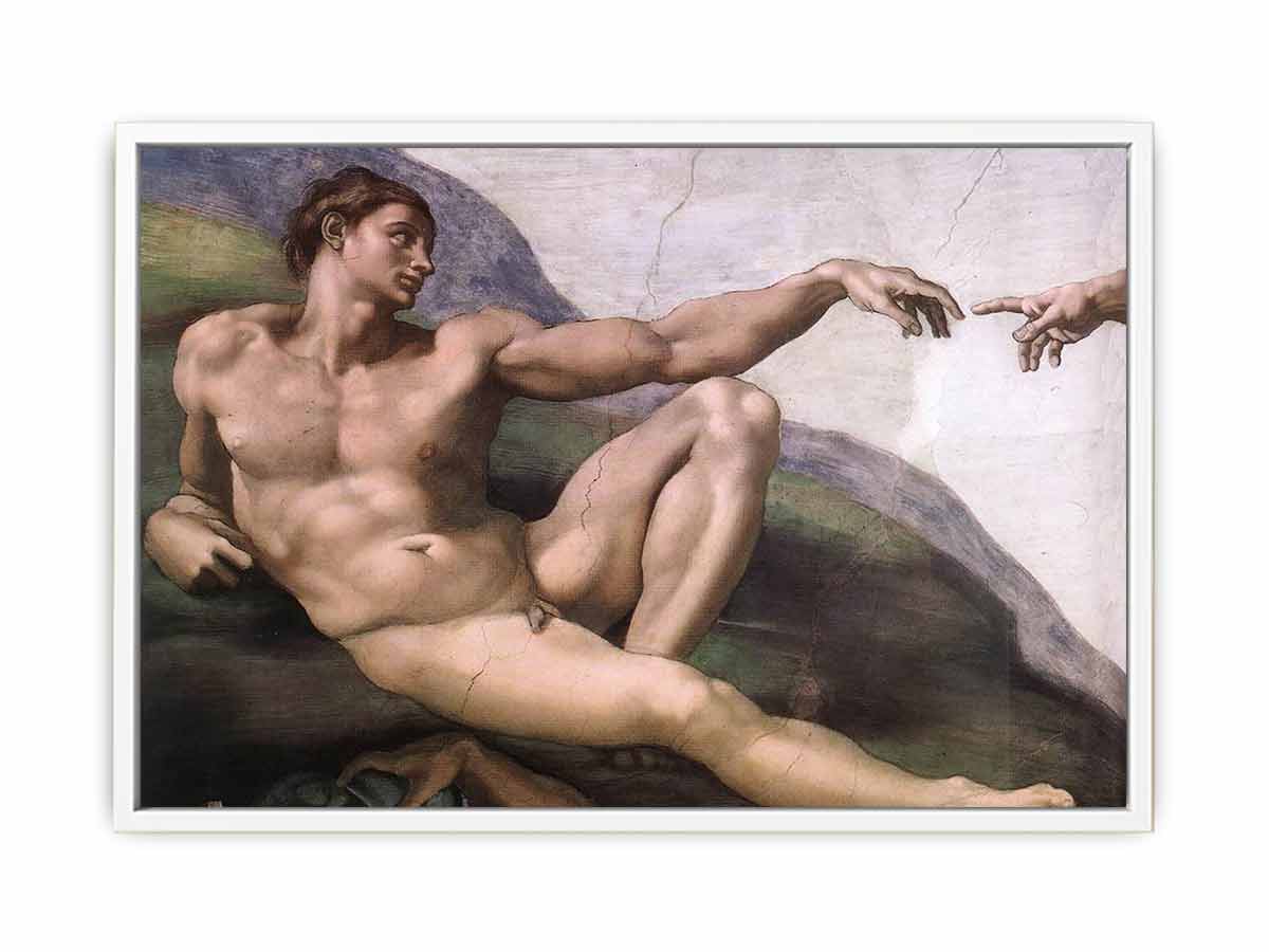 Creation of Adam (detail) By Michelangelo Buonarroti