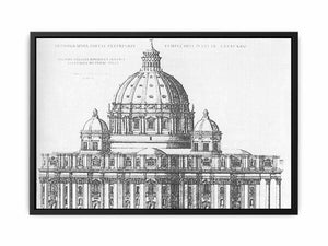 Project for St Peter's in Rome By Michelangelo Buonarroti