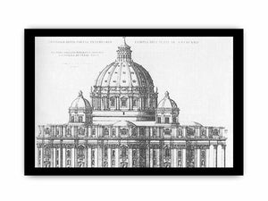 Project for St Peter's in Rome By Michelangelo Buonarroti