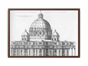 Project for St Peter's in Rome By Michelangelo Buonarroti