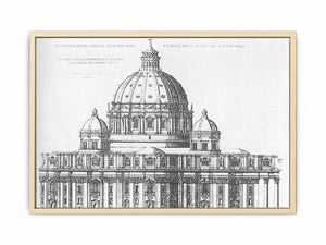 Project for St Peter's in Rome By Michelangelo Buonarroti