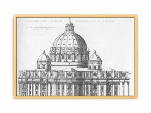 Project for St Peter's in Rome By Michelangelo Buonarroti