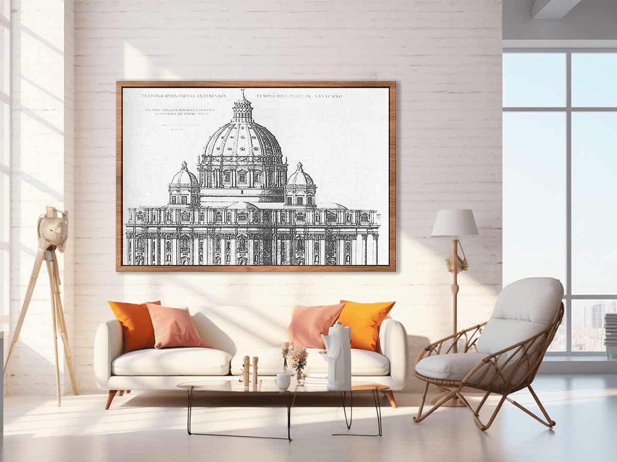 Project for St Peter's in Rome 1547