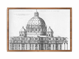 Project for St Peter's in Rome By Michelangelo Buonarroti