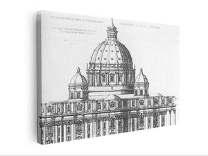Project for St Peter's in Rome By Michelangelo Buonarroti