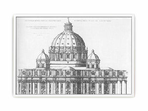 Project for St Peter's in Rome By Michelangelo Buonarroti
