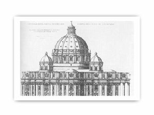 Project for St Peter's in Rome By Michelangelo Buonarroti