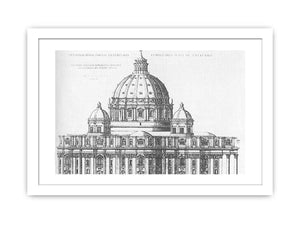 Project for St Peter's in Rome By Michelangelo Buonarroti