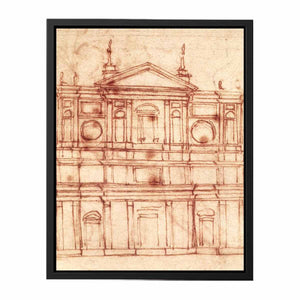 Project for the façade of San Lorenzo, Florence By Michelangelo Buonarroti