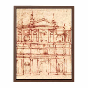 Project for the façade of San Lorenzo, Florence By Michelangelo Buonarroti