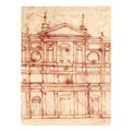 Project for the facade of San Lorenzo, Florence c. 1517