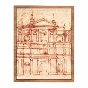 Project for the façade of San Lorenzo, Florence By Michelangelo Buonarroti