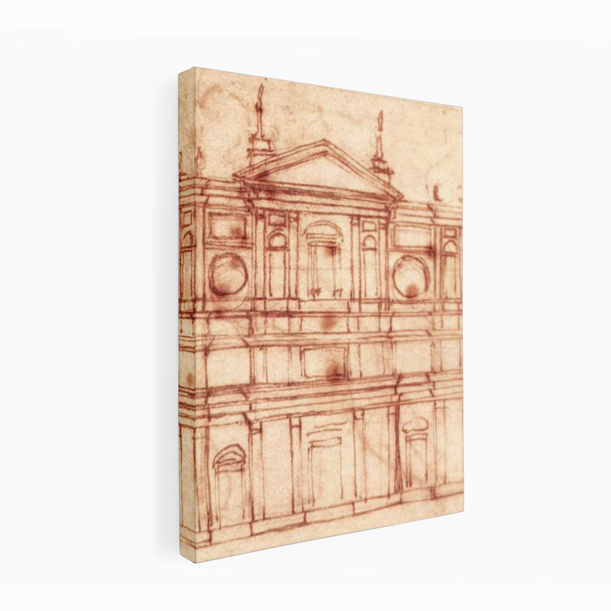 Project for the façade of San Lorenzo, Florence By Michelangelo Buonarroti